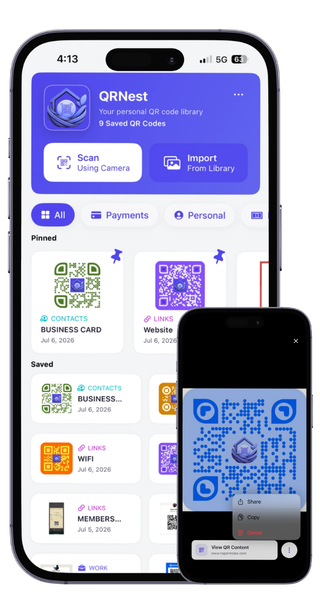 QRNest Vault